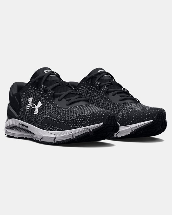 Men's UA HOVR™ Intake 6 Running Shoes in Black image number 3